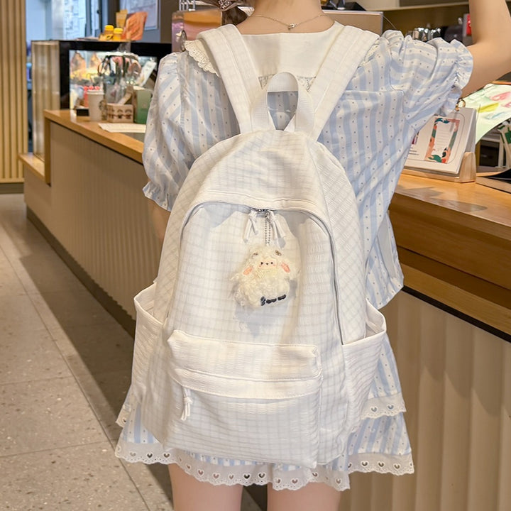 Texturiertes Muster Freizeit Rucksack Karnz