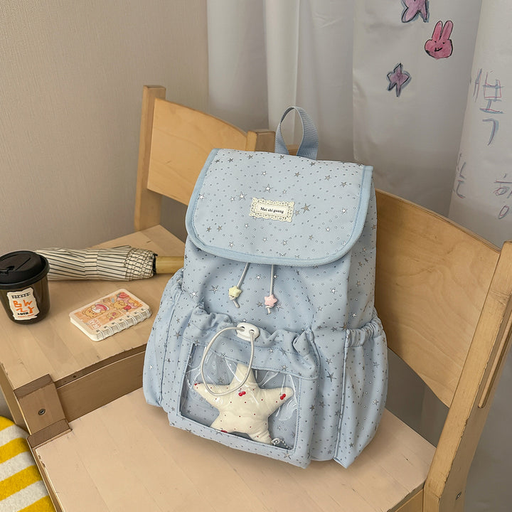 Fun Star-Embellished Mini-Rucksack Karnz
