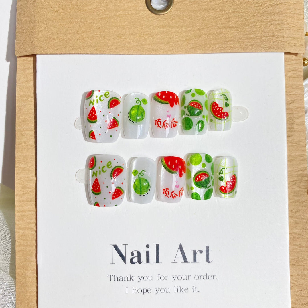 Künstlerisches fischthemen Nageldesign-Set zum Aufkleben