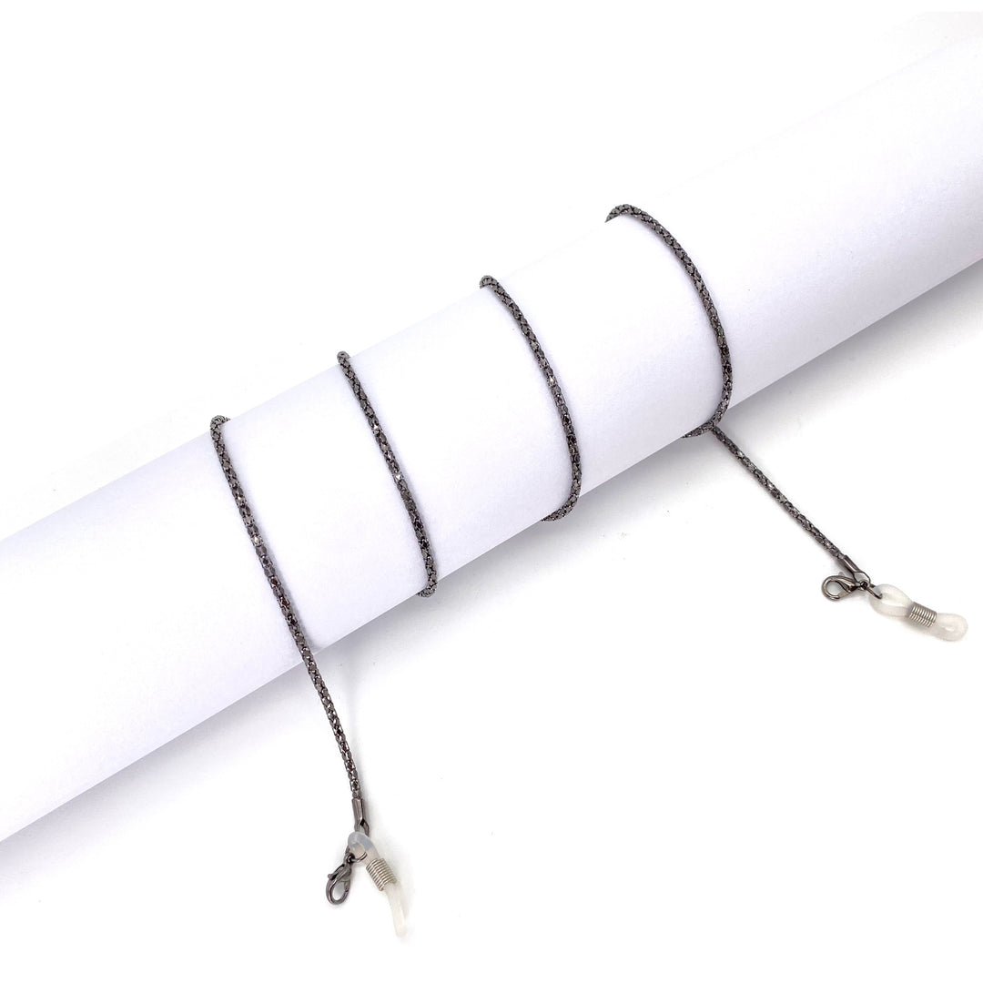 Minimalistische Kette Fußkettchen mit Kristall-Detail Karnz