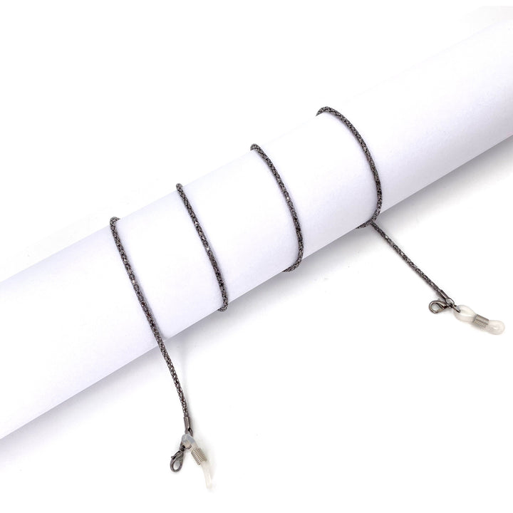 Minimalistische Kette Fußkettchen mit Kristall-Detail Karnz