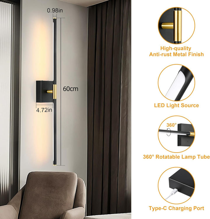 Drehbare LED-Wandleuchte