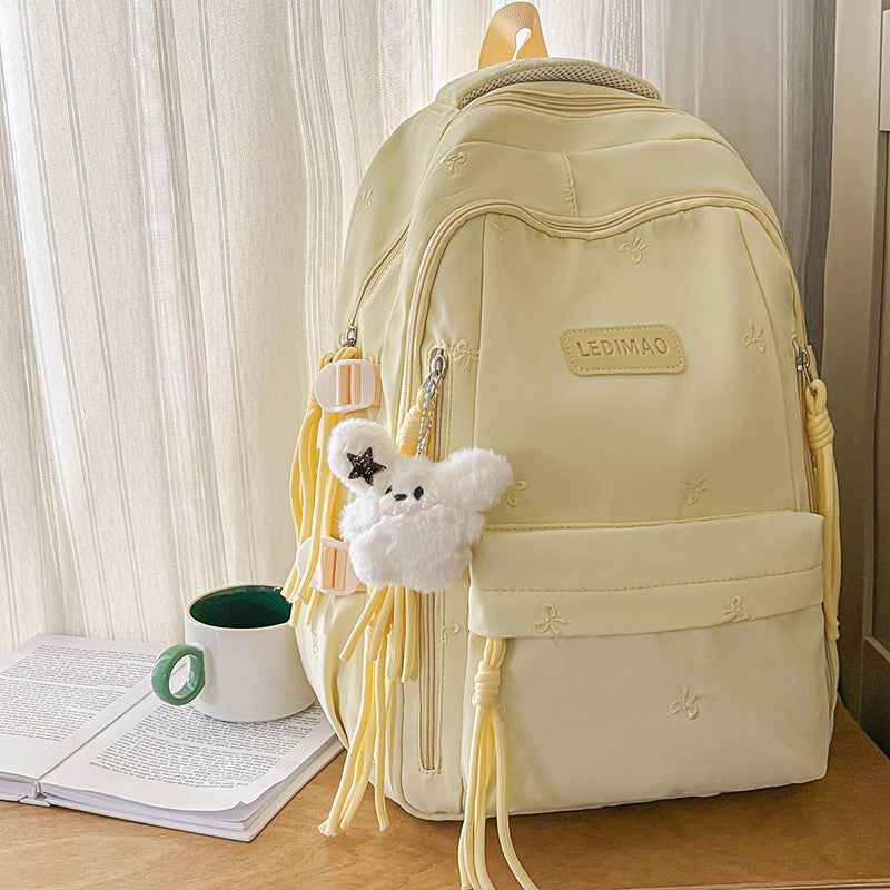 Leichtgewicht Gestickter Schulrucksack