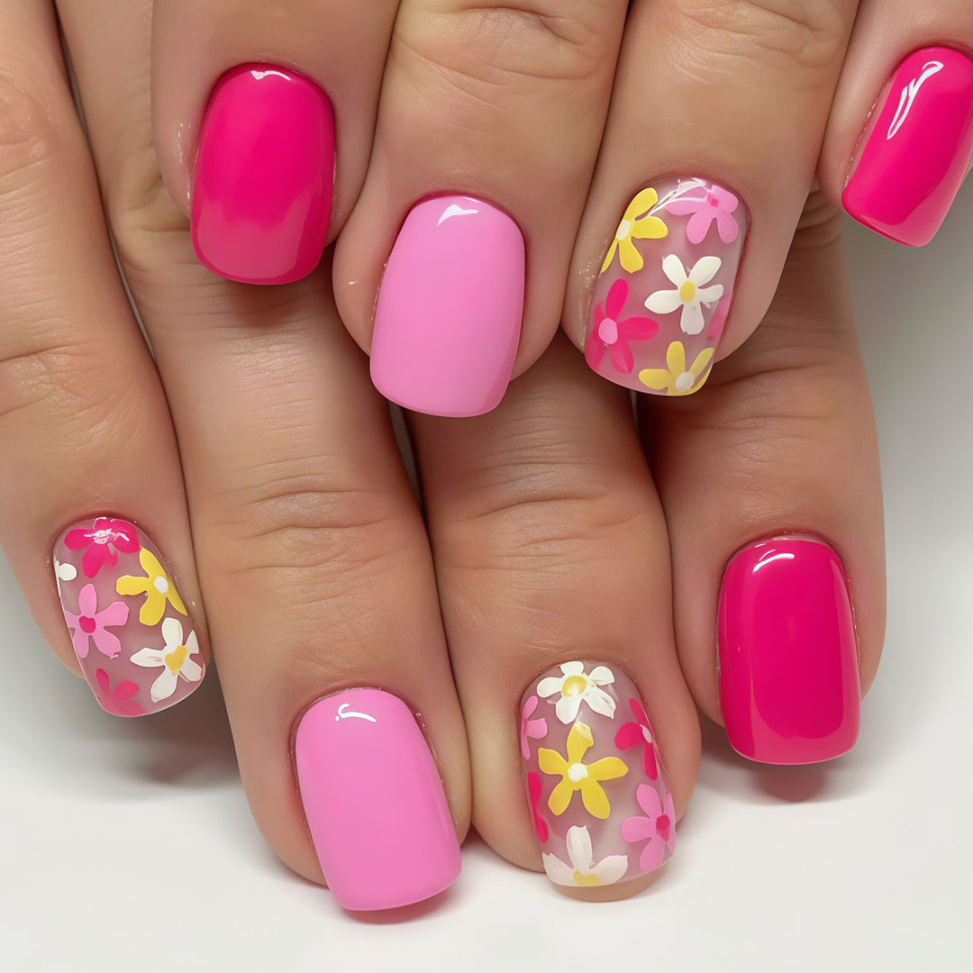 Saisonales thematisiertes Press-On-Nagelkunst-Set Karnz