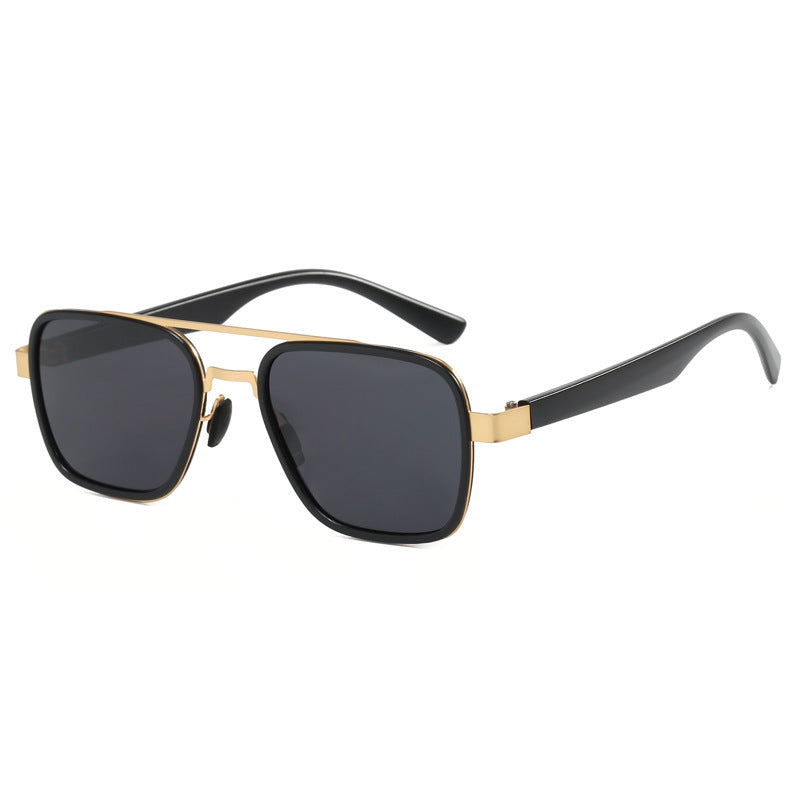 Damen modische Sonnenbrille mit quadratischem Rahmen und innovativen Gläsern Karnz