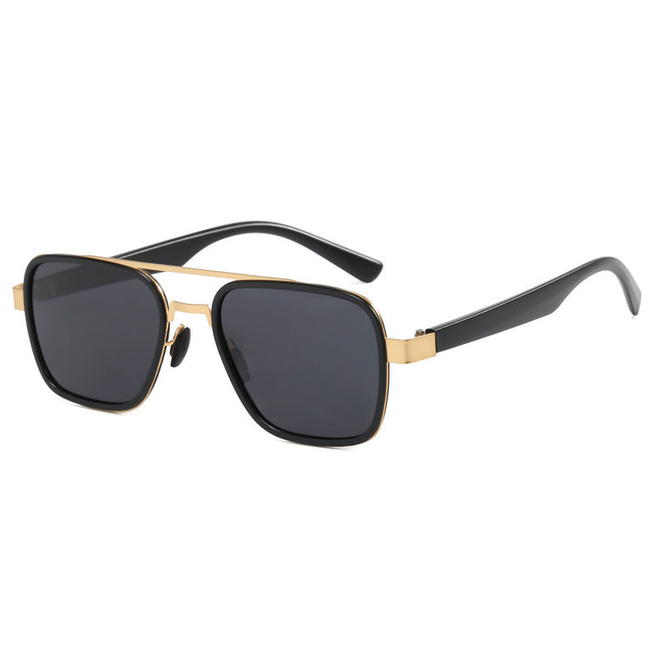 Damen modische Sonnenbrille mit quadratischem Rahmen und innovativen Gläsern Karnz