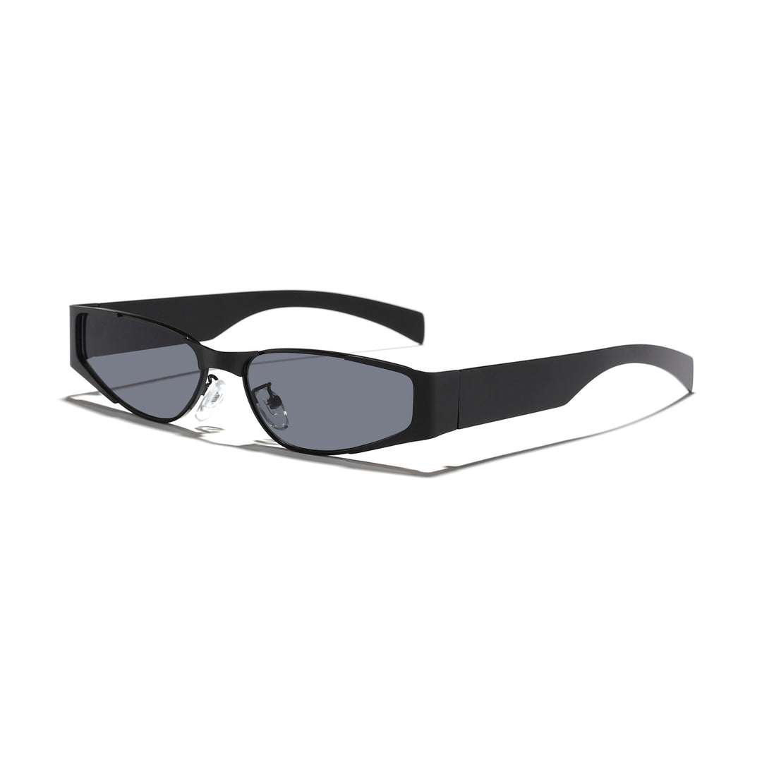 Damen futuristische schlanke Sonnenbrille Karnz
