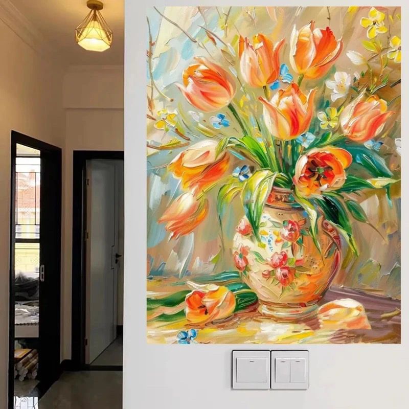 Florale Stillleben Leinwandkunst Karnz