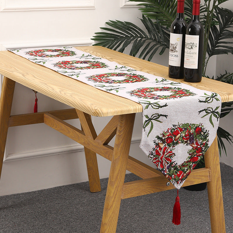 Festlicher Tischläufer mit Rentier-Motiv Karnz