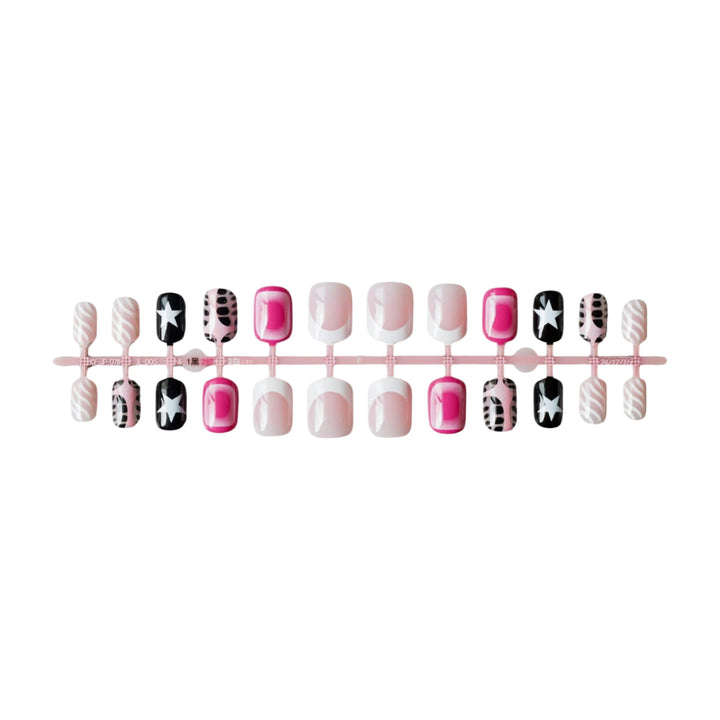 Trendige Gel-Nagelkunst-Set
