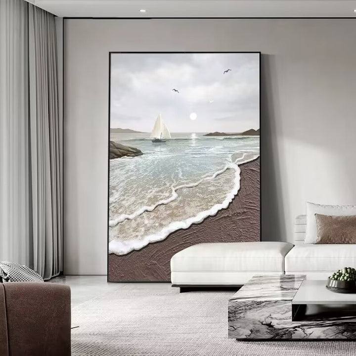 Künstlerische Meereslandschaft Leinwandkunst