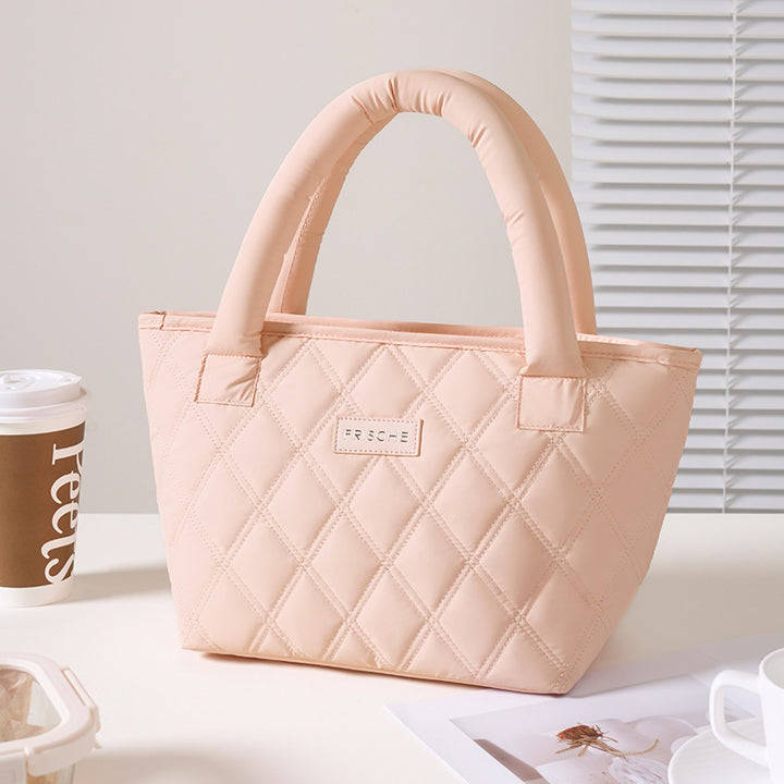 Isolierte gesteppte Lunch-Tasche