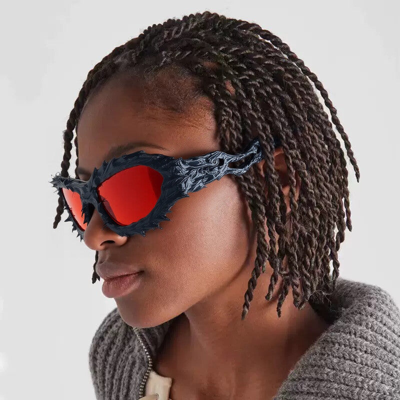 Damen Sportsonnenbrille mit innovativem Design und dynamischem Rahmen Karnz