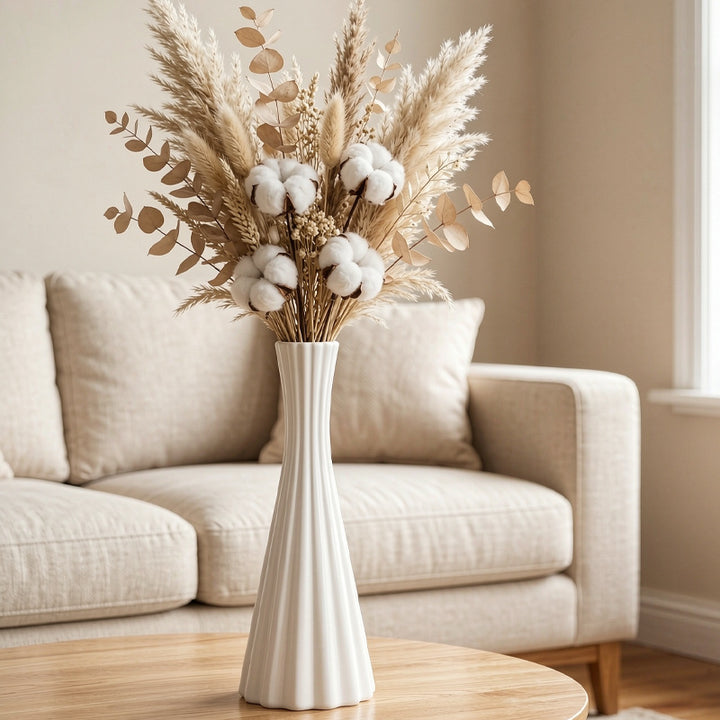 Moderne Texturierte Dekorative Vase Karnz