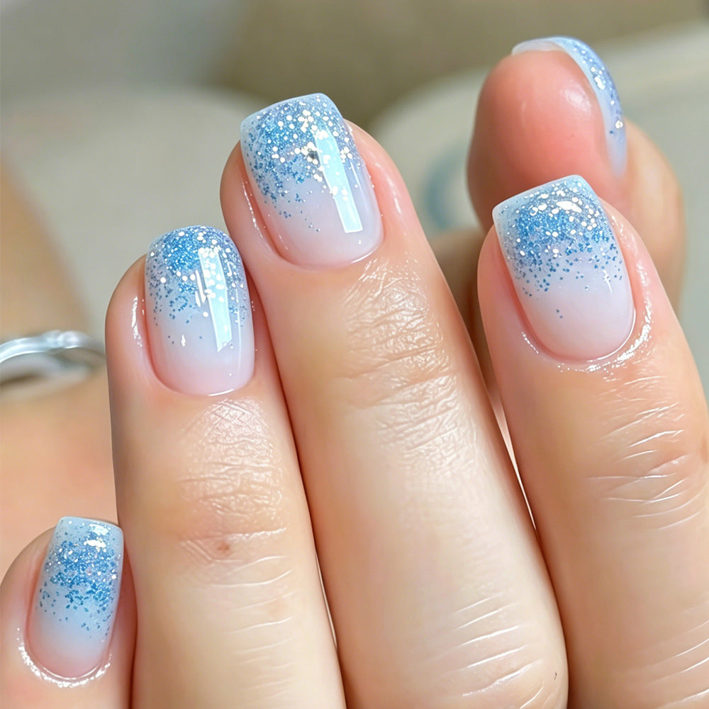 Glitter Ombre Nail Art Karnz