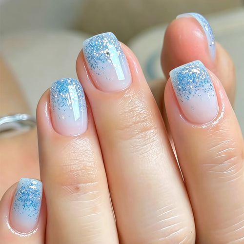 Glitter Ombre Nail Art Karnz