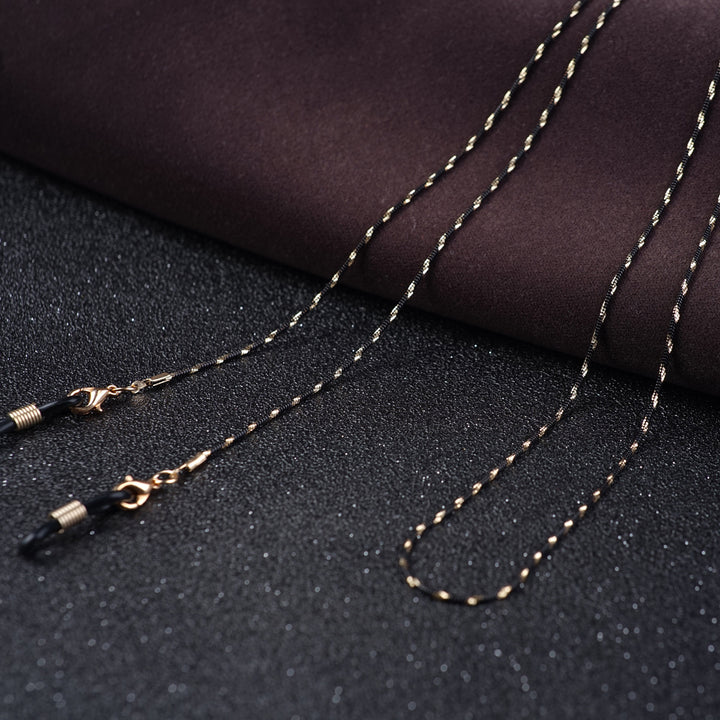 Chic Metal Brille Kette Karnz