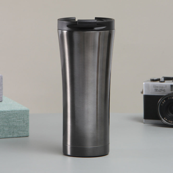 Damen eleganter doppelwandiger Kaffeebecher mit rutschfestem Silikonboden Karnz