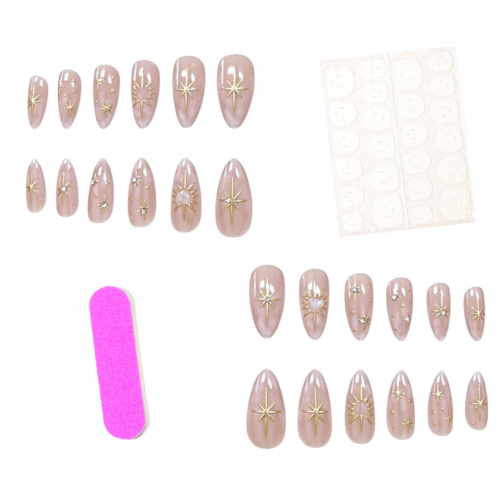 Künstlerische Stiletto Nagelkunst Karnz