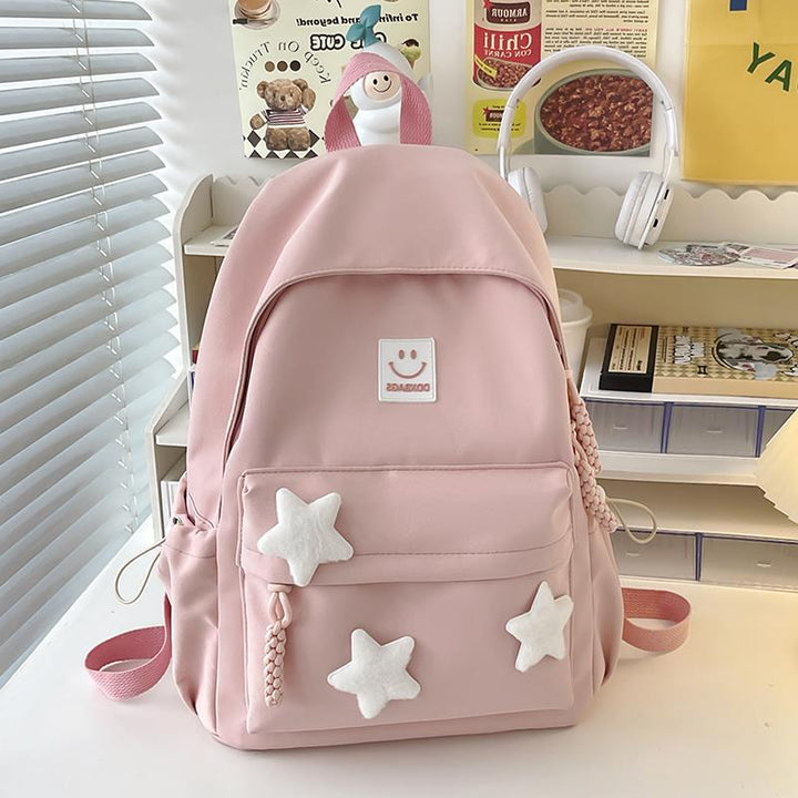 Charmant Verspielt Stern-Beschmückter Rucksack