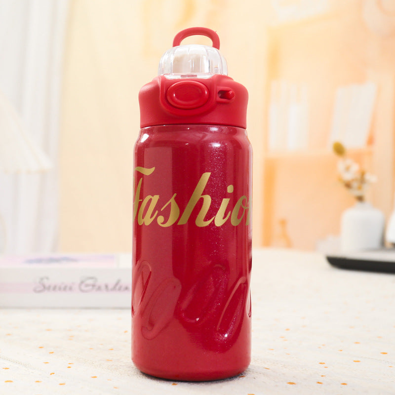 Damen Isolierte Trinkflasche mit praktischem Tragegurt Karnz