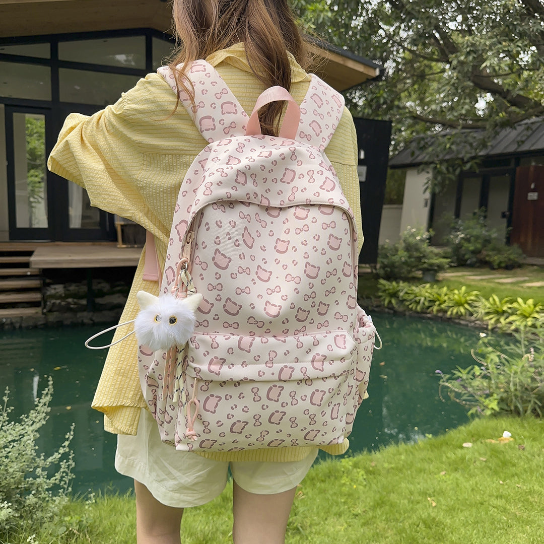 Verspielter Gemusterter Studentenrucksack Karnz