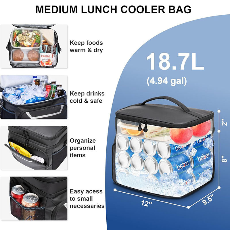 Damen Multifunktionale Kühltasche mit mehreren Fächern Karnz