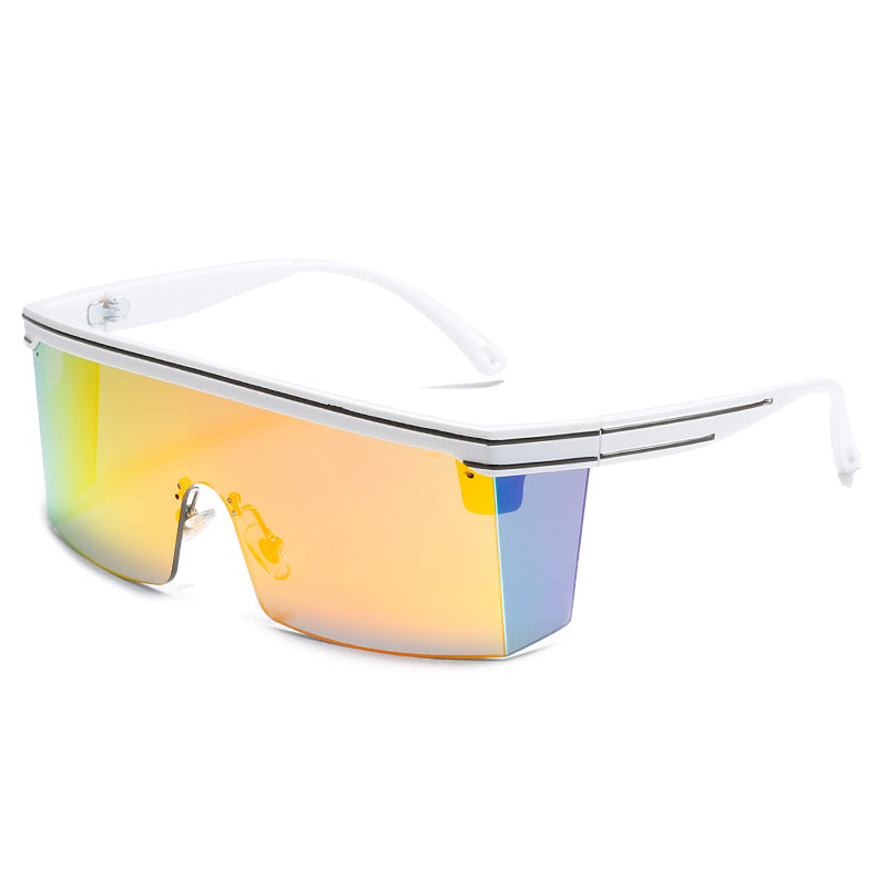 Damen Sportliche Sonnenbrille mit futuristischem Design und störungsfreiem Sichtfeld Karnz