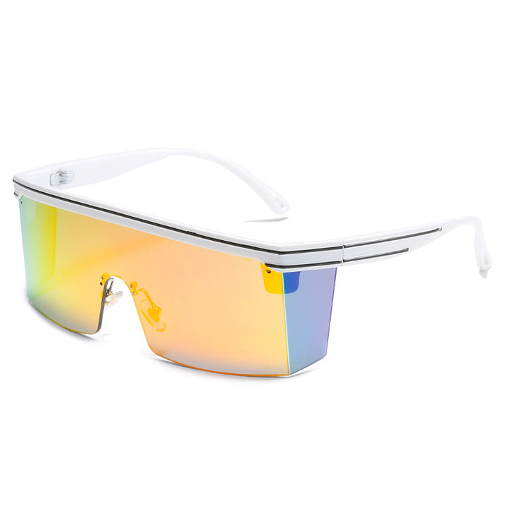 Damen Sportliche Sonnenbrille mit futuristischem Design und störungsfreiem Sichtfeld Karnz