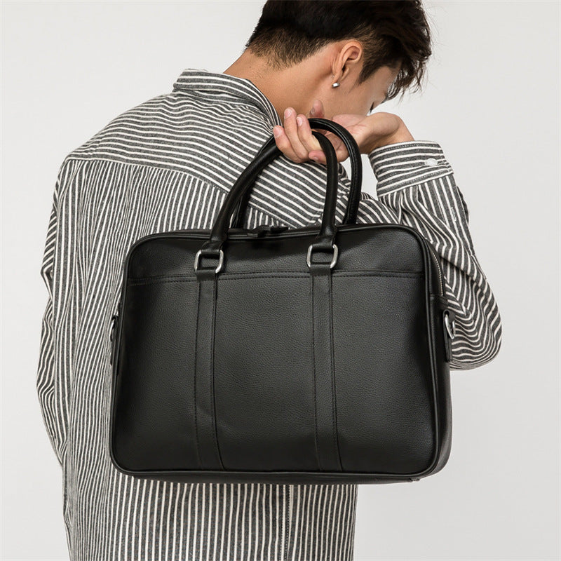 Elegante Laptop-Aktentasche Im Minimalistischen Design Karnz