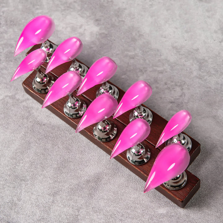 Stiletto Press-On Nail Set mit glänzendem Finish