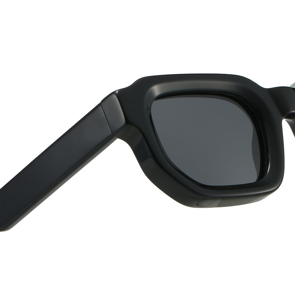 Damen moderne Sonnenbrille mit eckigem Rahmen und UV-Schutz Karnz