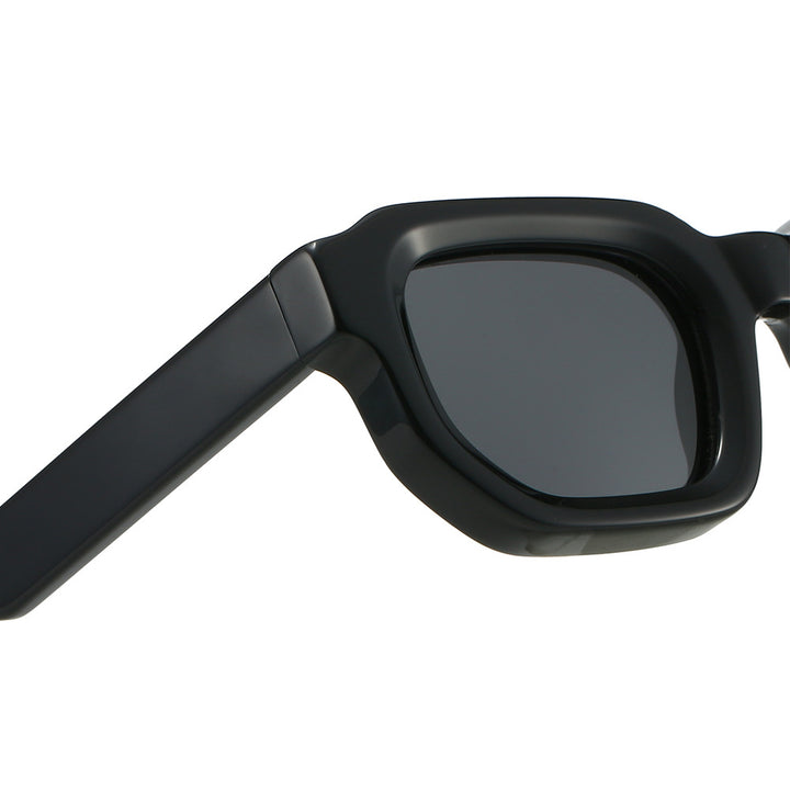 Damen moderne Sonnenbrille mit eckigem Rahmen und UV-Schutz Karnz