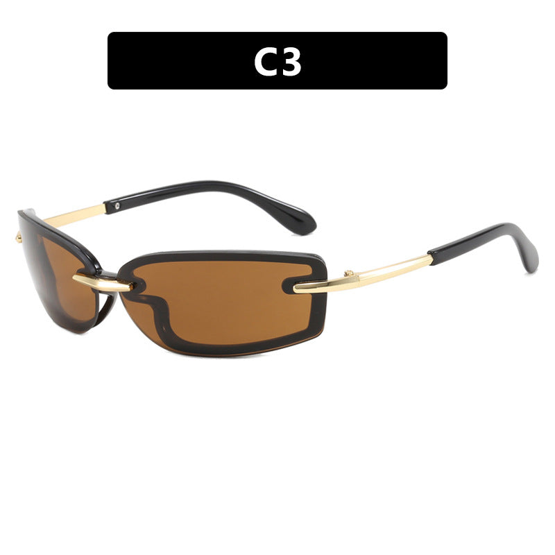 Damen modische Sonnenbrille mit hochmodernem Design und UV-Schutz Karnz