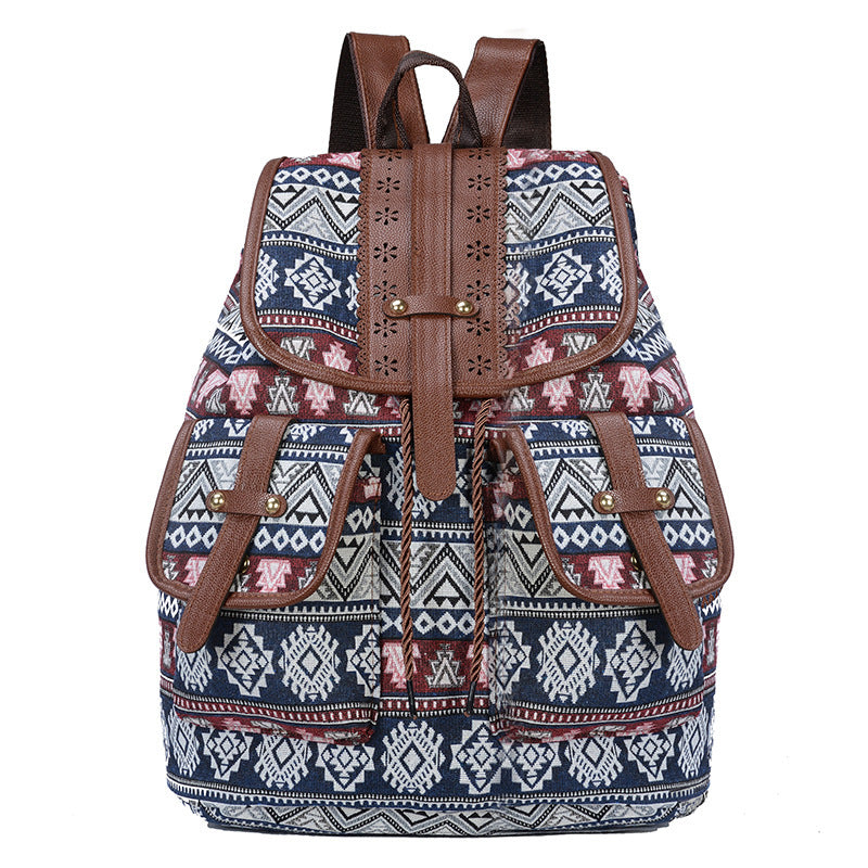 Bohemian Ethnischer Druck Rucksack Karnz