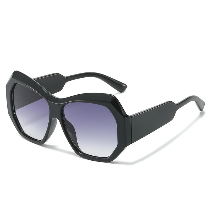 Statement Sechseckige Rahmen Sonnenbrille Karnz
