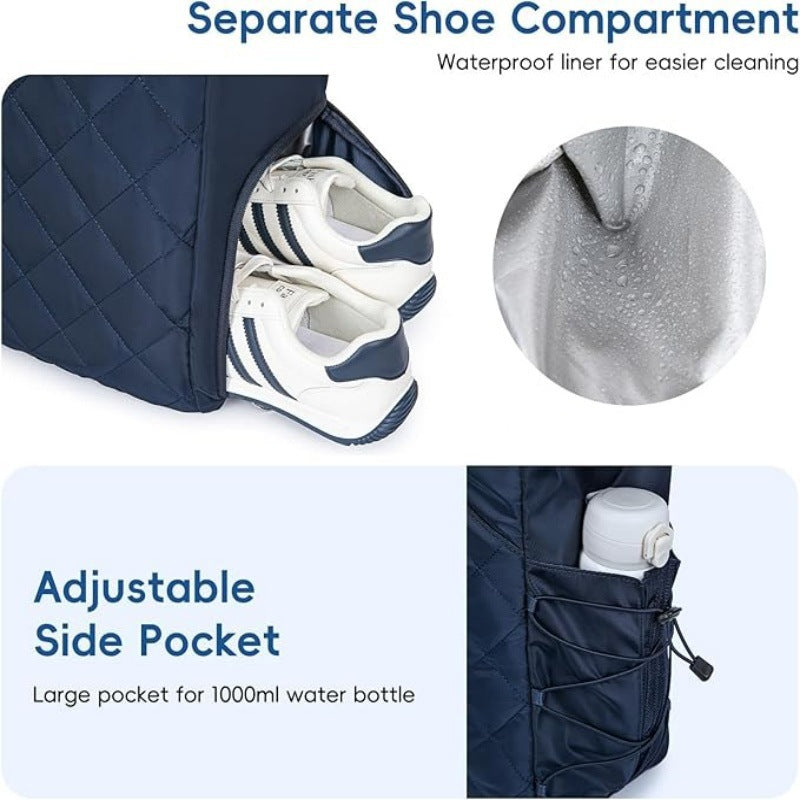 Stylische gesteppte Sporttasche Karnz