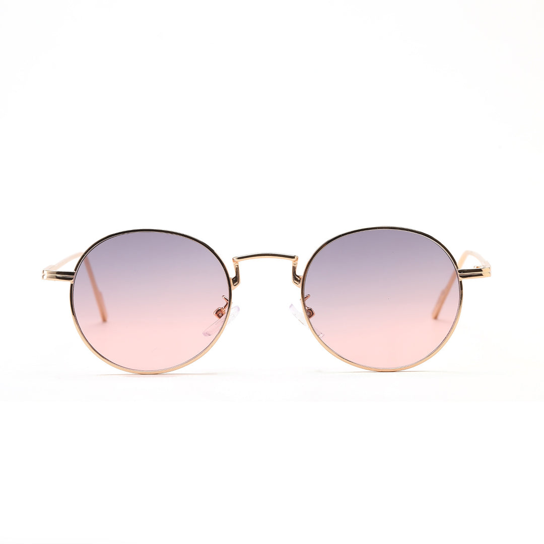 Damen runde modische Sonnenbrille mit elegantem Design Karnz