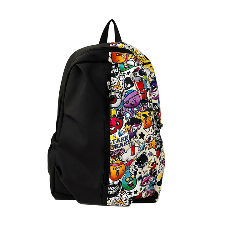 Trendy Grafikdruck Rucksack Karnz