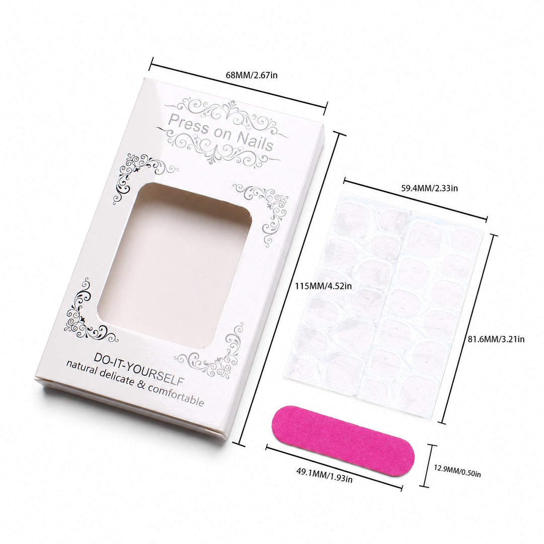 Elegante Press-On Fingernägel mit DIY Set Karnz