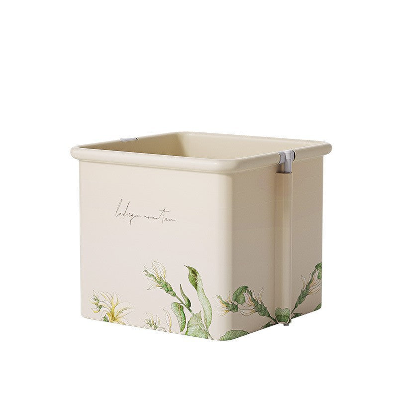 Damen Aufblasbares Kinder-Schwimmbecken mit buntem Blumenmuster Karnz