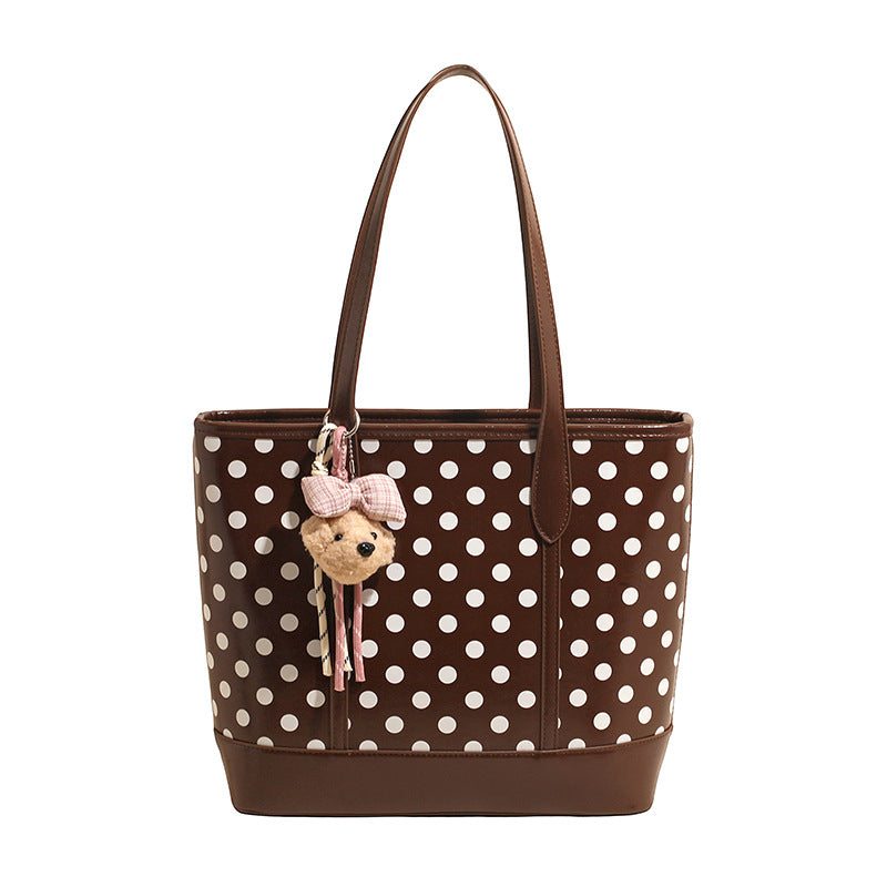 Polka Dot Print Leichte Tragetasche Karnz