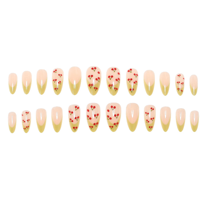 Kirschblüten-Themen Press-On Nagelset