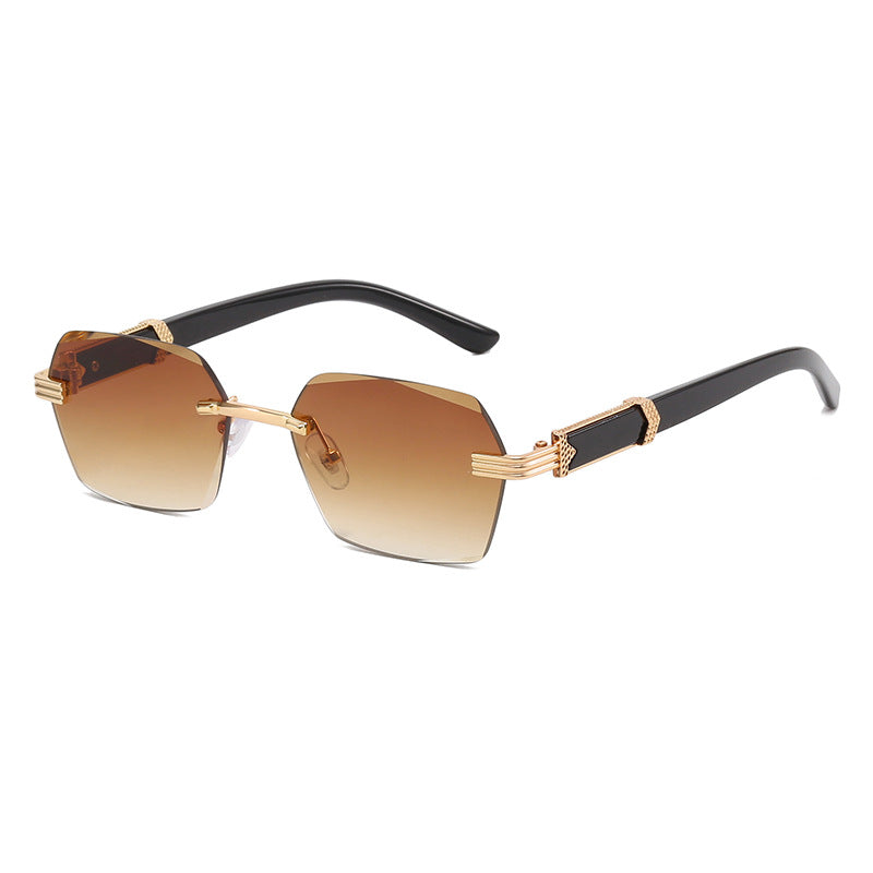 Damen Trendige geometrische Sonnenbrille Karnz