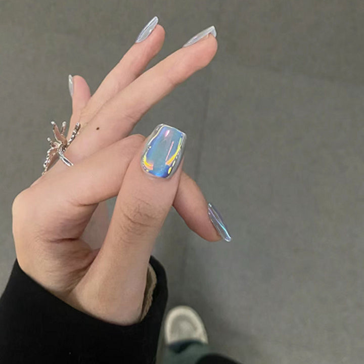 Iridescent Nail Art Press-On Kit