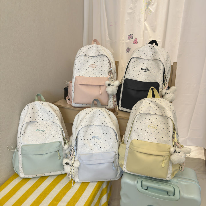 Stylischer gepunkteter Rucksack Karnz
