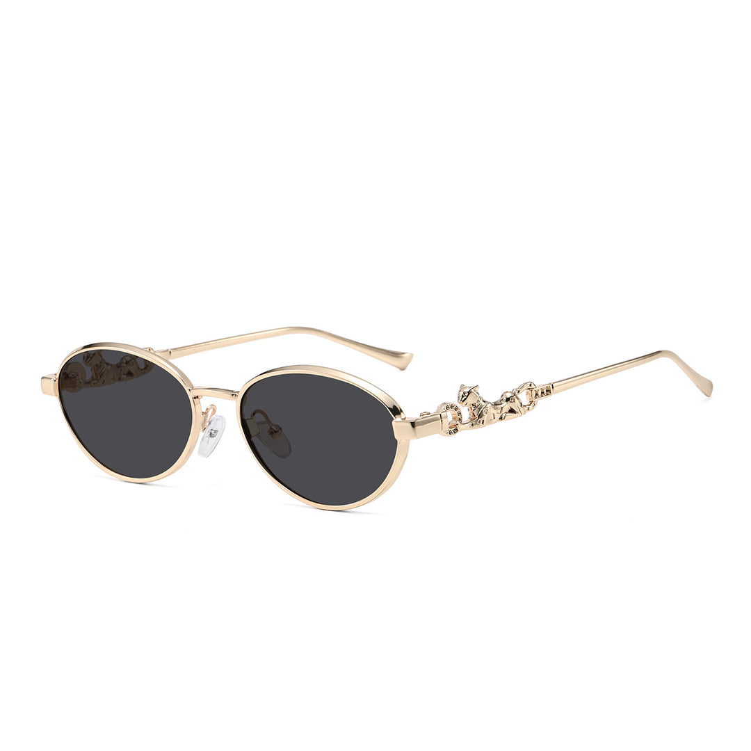Dekorative ovale Rahmen-Sonnenbrille Karnz