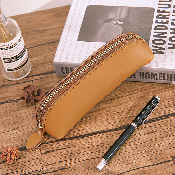 Luxuriöse Leder Stiftetasche Karnz
