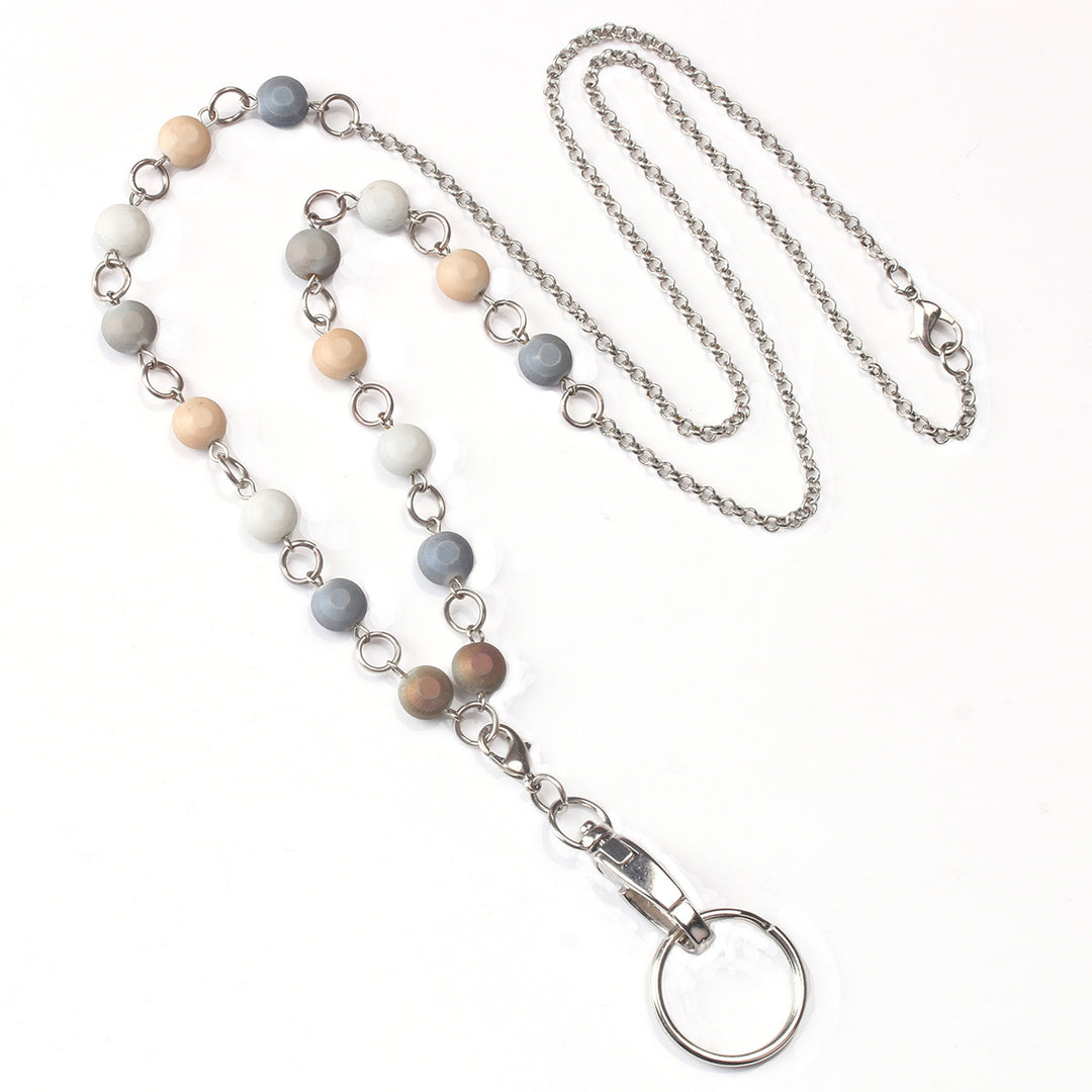 Perlen Schlüsselanhänger Lanyard Halter Karnz