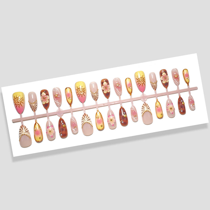 Künstlerisches Nagelkunst-Set mit Zubehör